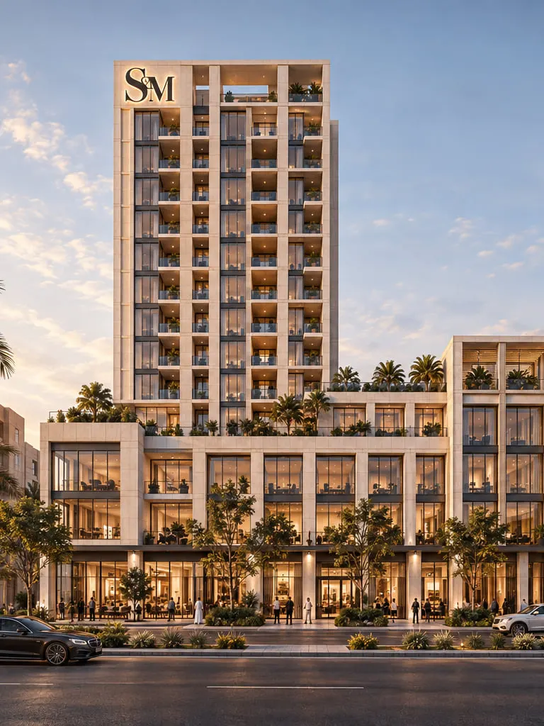 Concept visualisation of a mixed-use tower