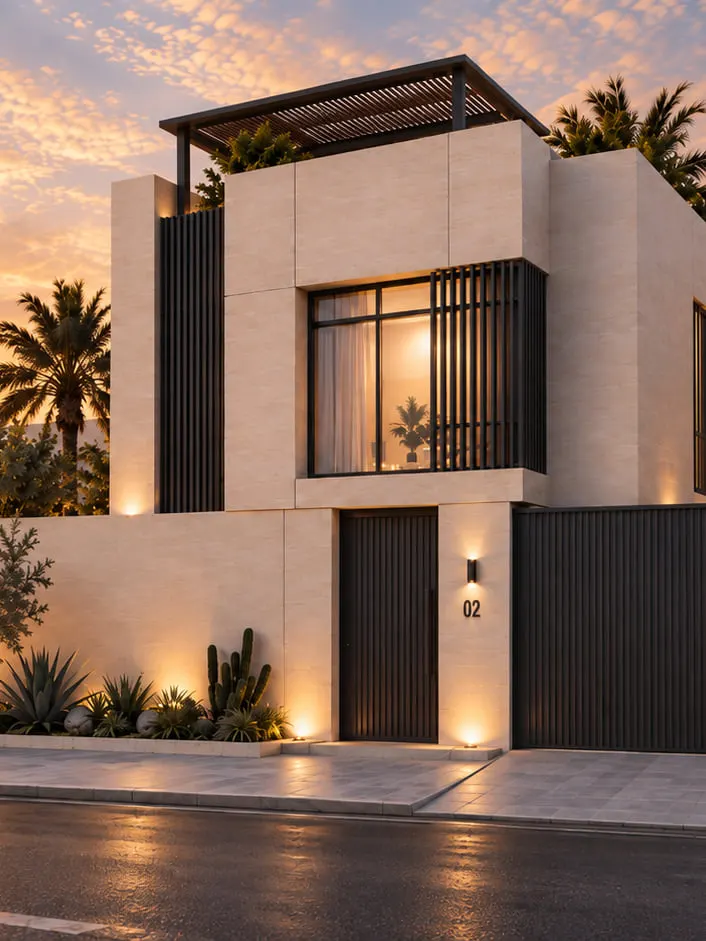 Residential development elevation