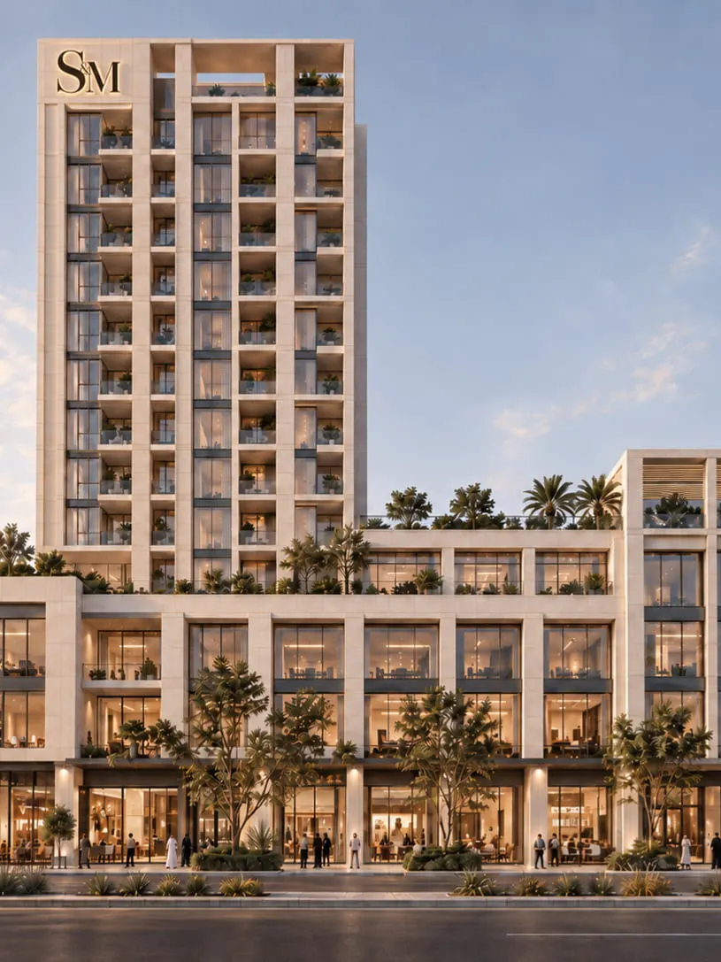 Concept visualisation of a residential tower